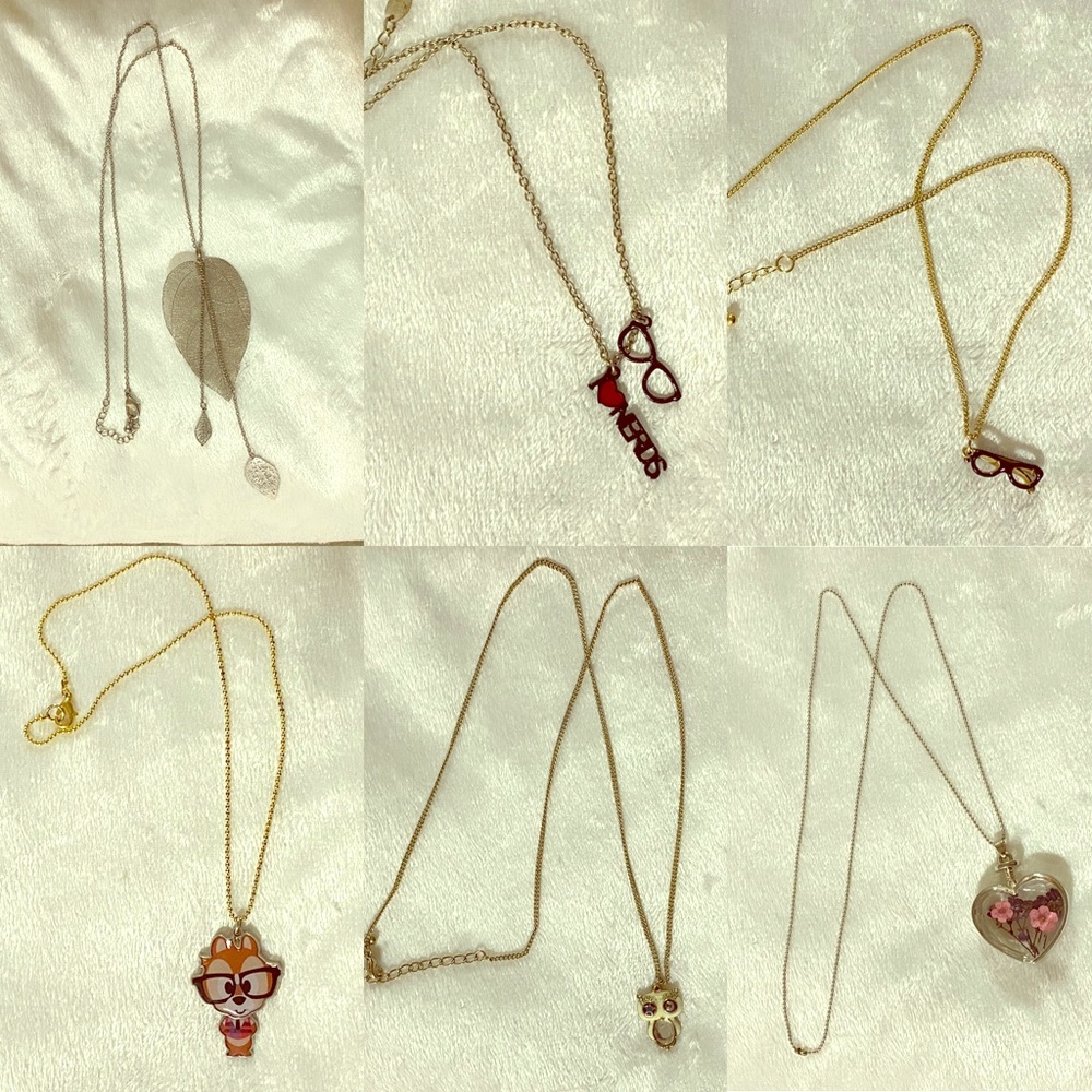 🍭3/25🍭 Lot of 6 young/teen girl necklaces
